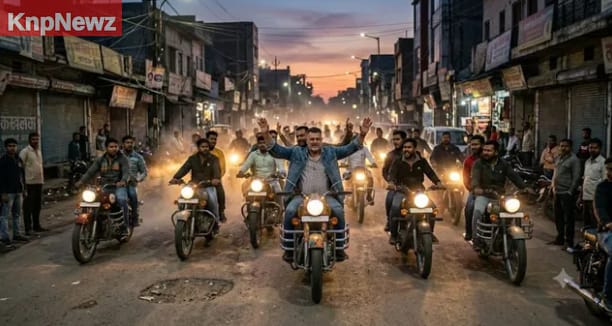पुलिस ने 59 दिन बाद पकड़ा हिस्ट्रीशीटर, 12 घंटे में जमानत मिली तो निकाली बाइक रैली