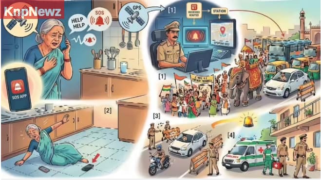 जाम में फंसे थे पति, रसोई में बेहोश थीं पत्नी, 'Say Help' ने बचाई जान 7 जाम में फंसे थे पति, रसोई में बेहोश थीं पत्नी, 'Say Help' ने बचाई जान
