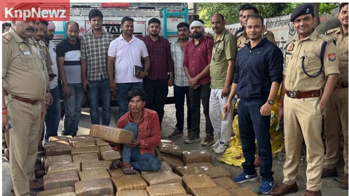 15KM पीछा कर क्राइम ब्रांच ने दबोचा ड्रग तस्कर, 10 करोड़ का गांजा बरामद