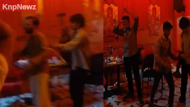लाउंज में देर रात हंगामा, पुलिस बेखबर, मारपीट का वीडियो वायरल